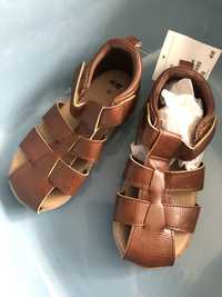 sandalki h&m 24 nowe brazowe