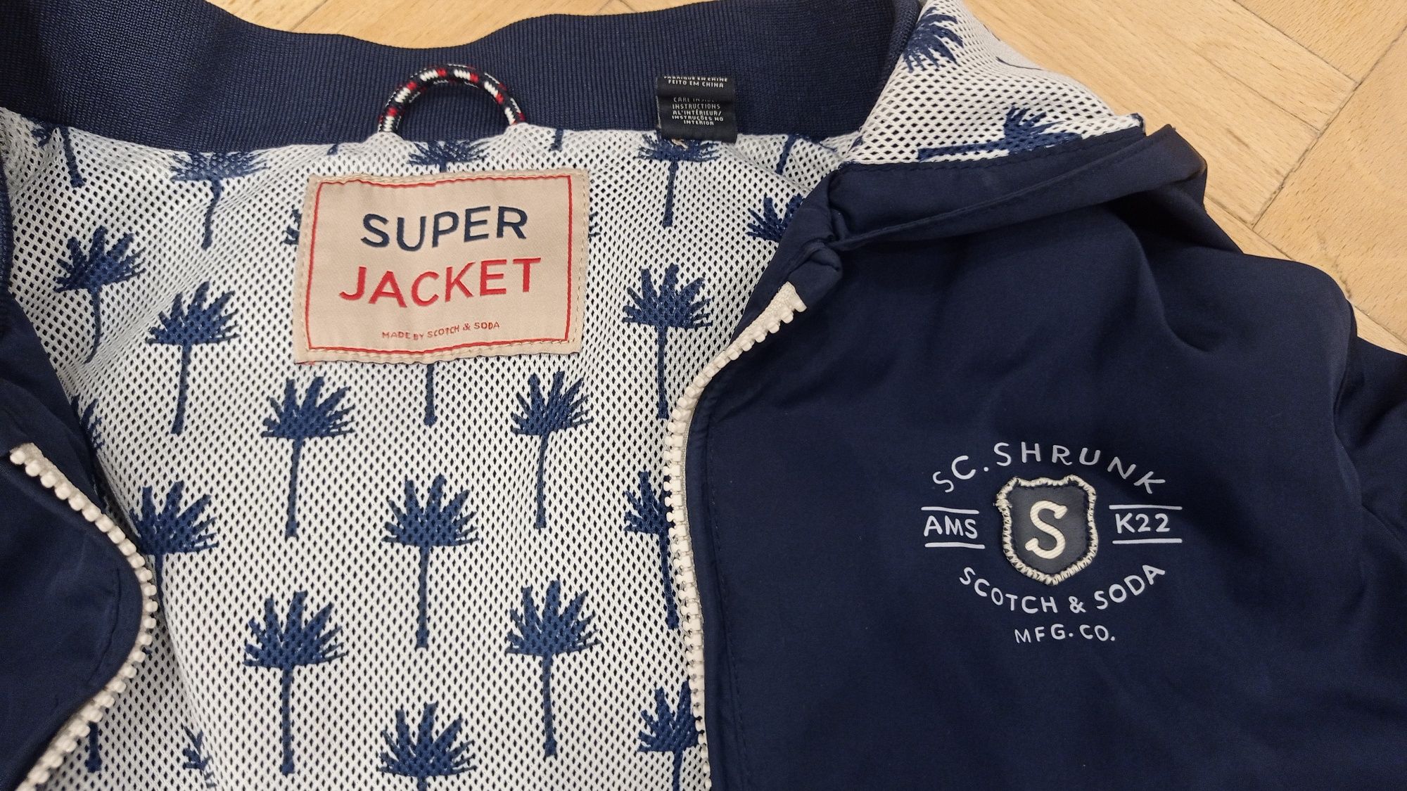 Kurtka przejściowa 134 chłopięca Scotch&Soda wiatrówka