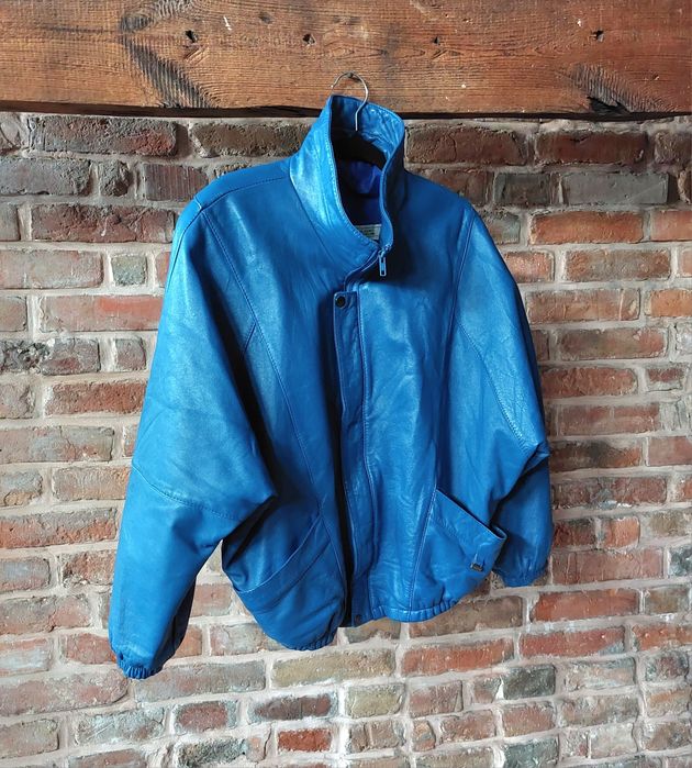 Norweska skórzana kurtka vintage