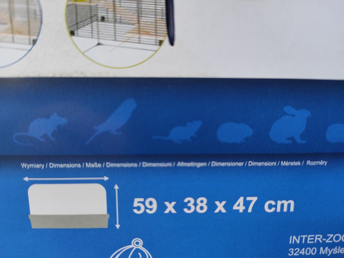 Klatka nowa dla chomika dżungarskiego ,syryjskiego, szczurka ,itp.,