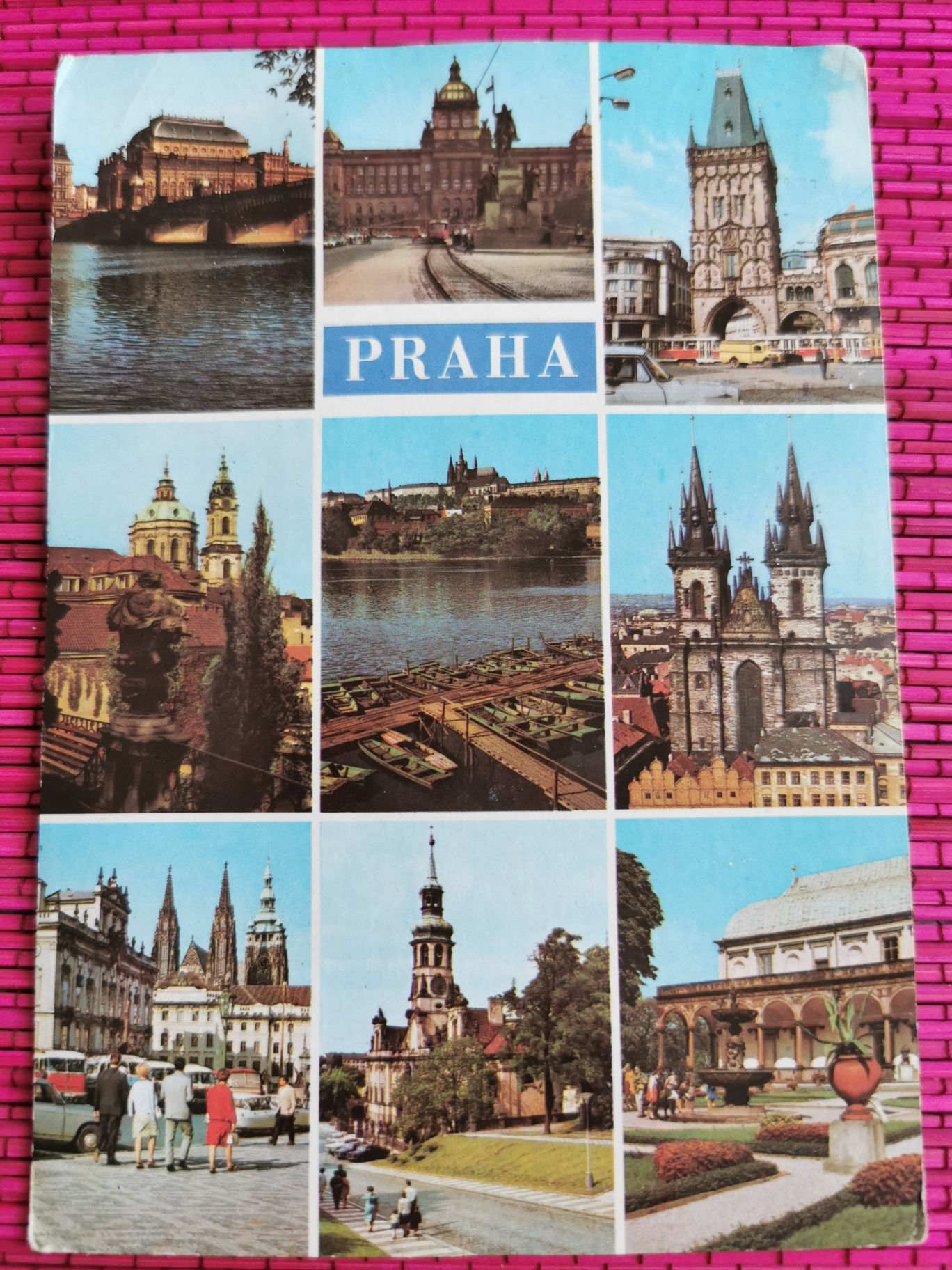 Pocztówka Praga lata 60