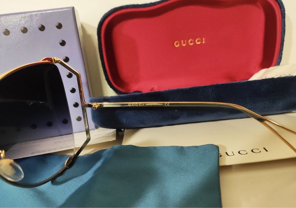 Szare okulary Gucci GG0252 -002S