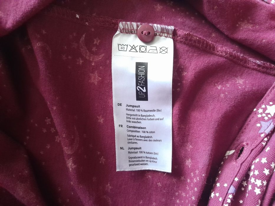 Damska, zimowa piżama jednoczęściowa rozm. L (40)