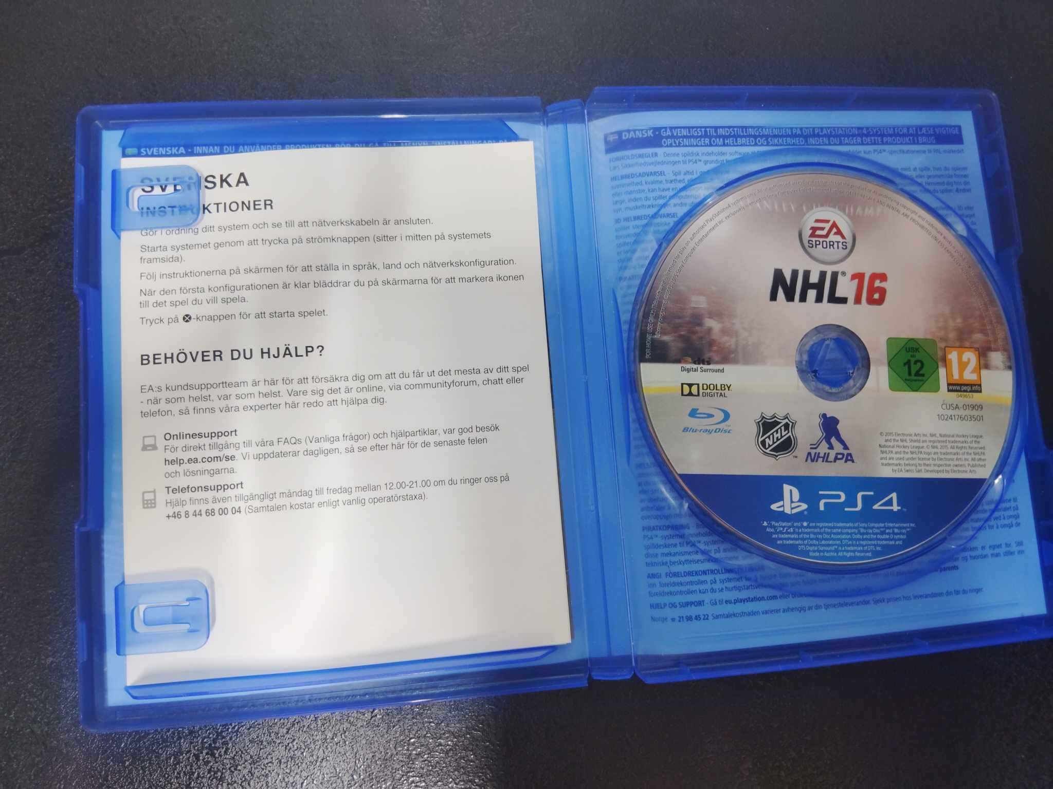 NHL 16 PS4 hokej 2016 ps5
