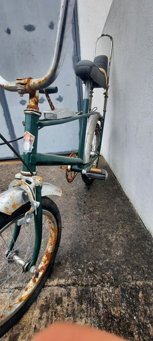 Bicicleta chopper oliva