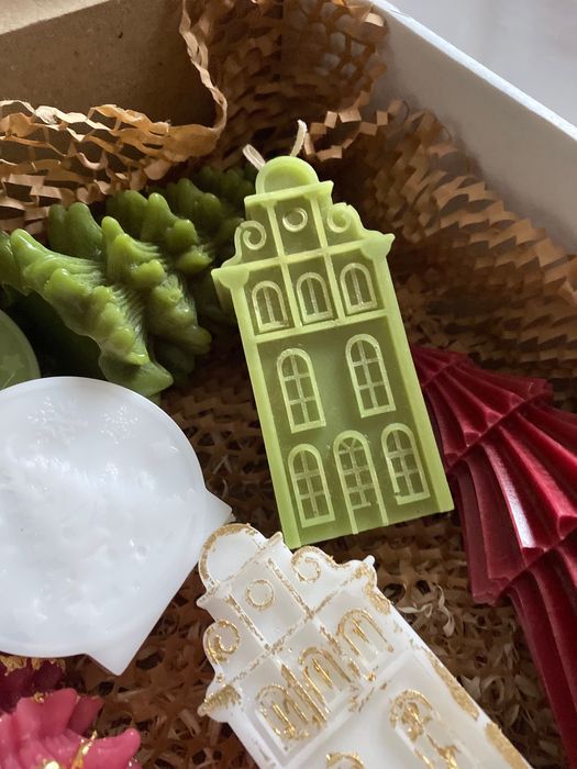 Свічка новорічна будиночок