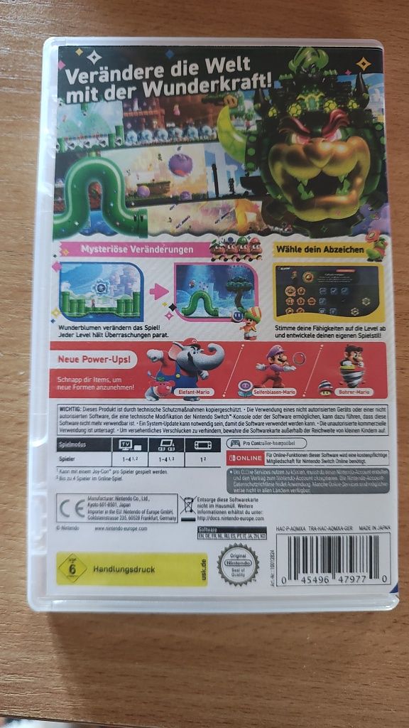 Mario Wonder Nintendo Switch (Lite, OLED)