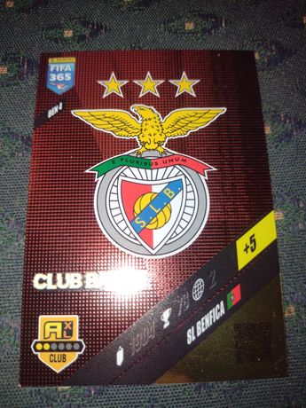 Karta FIFA 365 Adrenalyn XL - znaczek Benfica Lizbona