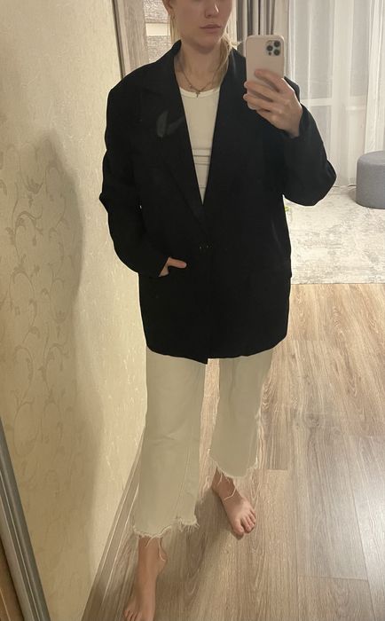 Піджак чорний оверсайз