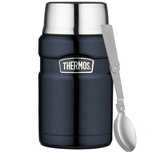 Termos na jedzenie z składaną łyżką i kubkiem Thermos 0,71l – ciemnoni