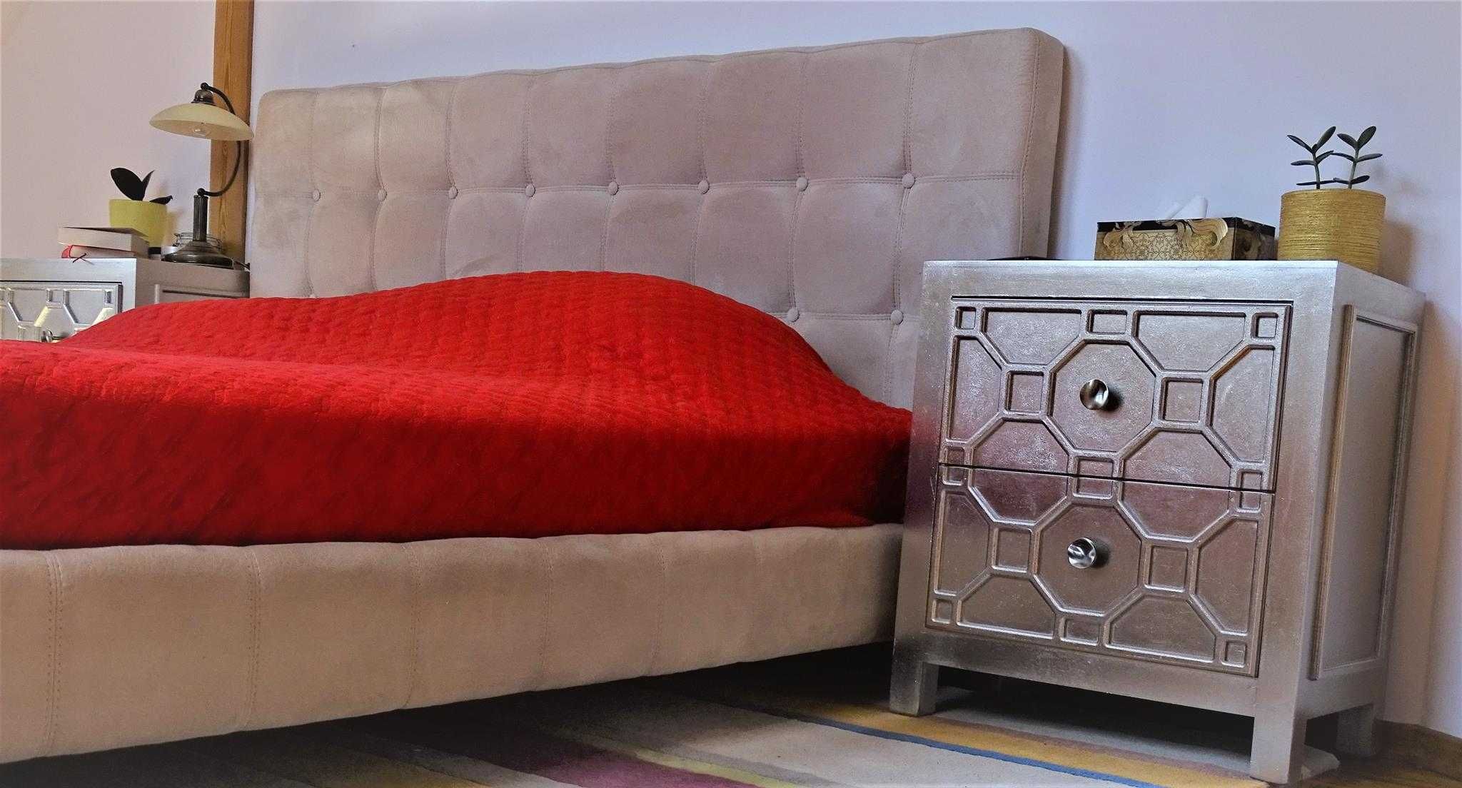 Łóżko KING SIZE 180 z AlmiDecor wraz z oryginalnym stelażem - jak NOWE