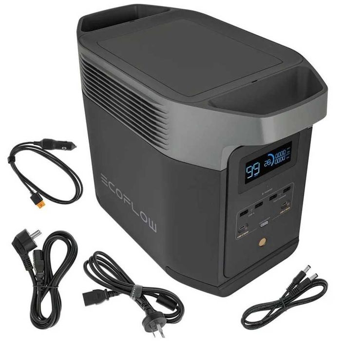 Зарядна станція Ecoflow delta 2 (китайські розетки з перехідниками)