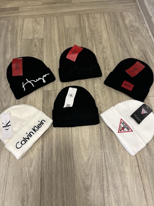 Шапки бренд, Hugo, guess, calvin klein