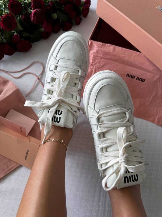 Кросівки Miu Miu Premium Full WHite