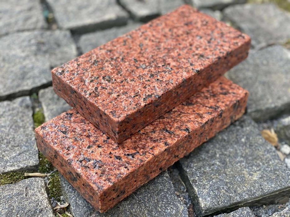 CZERWONA Kostka brukowa Granitowa cięta 20x10x5, 10x10x5cm WYPRZEDAŻ!!