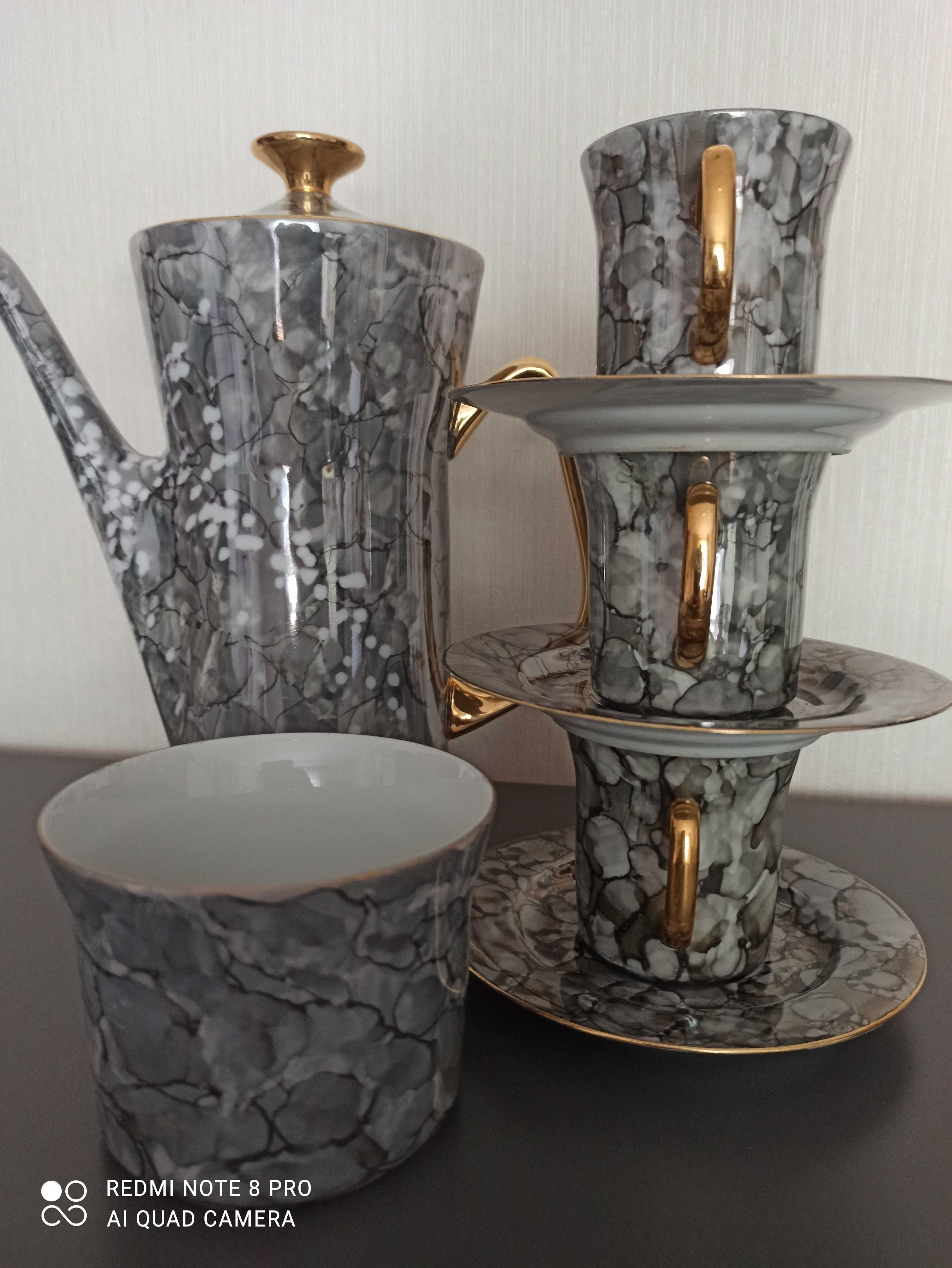 Serwis kawowy Aleksander, porcelana Włocławek