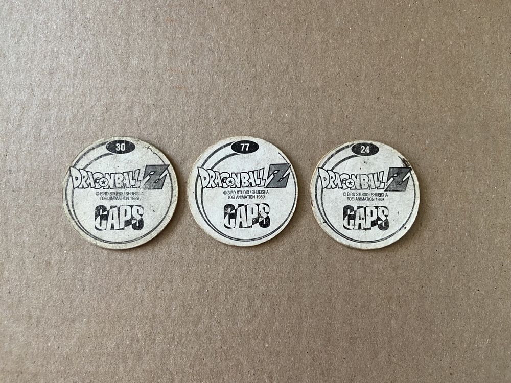 Dragonball Caps - tazo, tazos, żetony, 1989