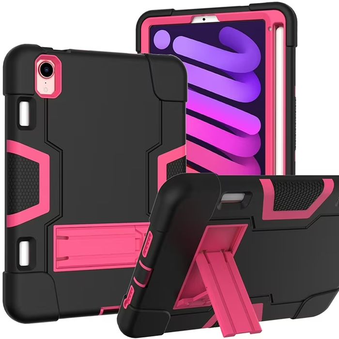 Etui do iPad Mini 6 8.3" z Podstawką i Miejscem na Rysik Czarne