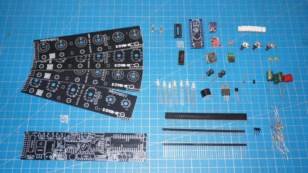 Радіоконструктор Nixie Clock набір лампового годинника ИН-12 ИН-14