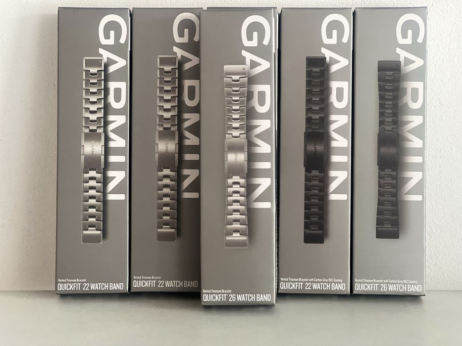 Браслет Garmin QuickFit 26 Watch Bands Vented titanium (010-12864-08)
