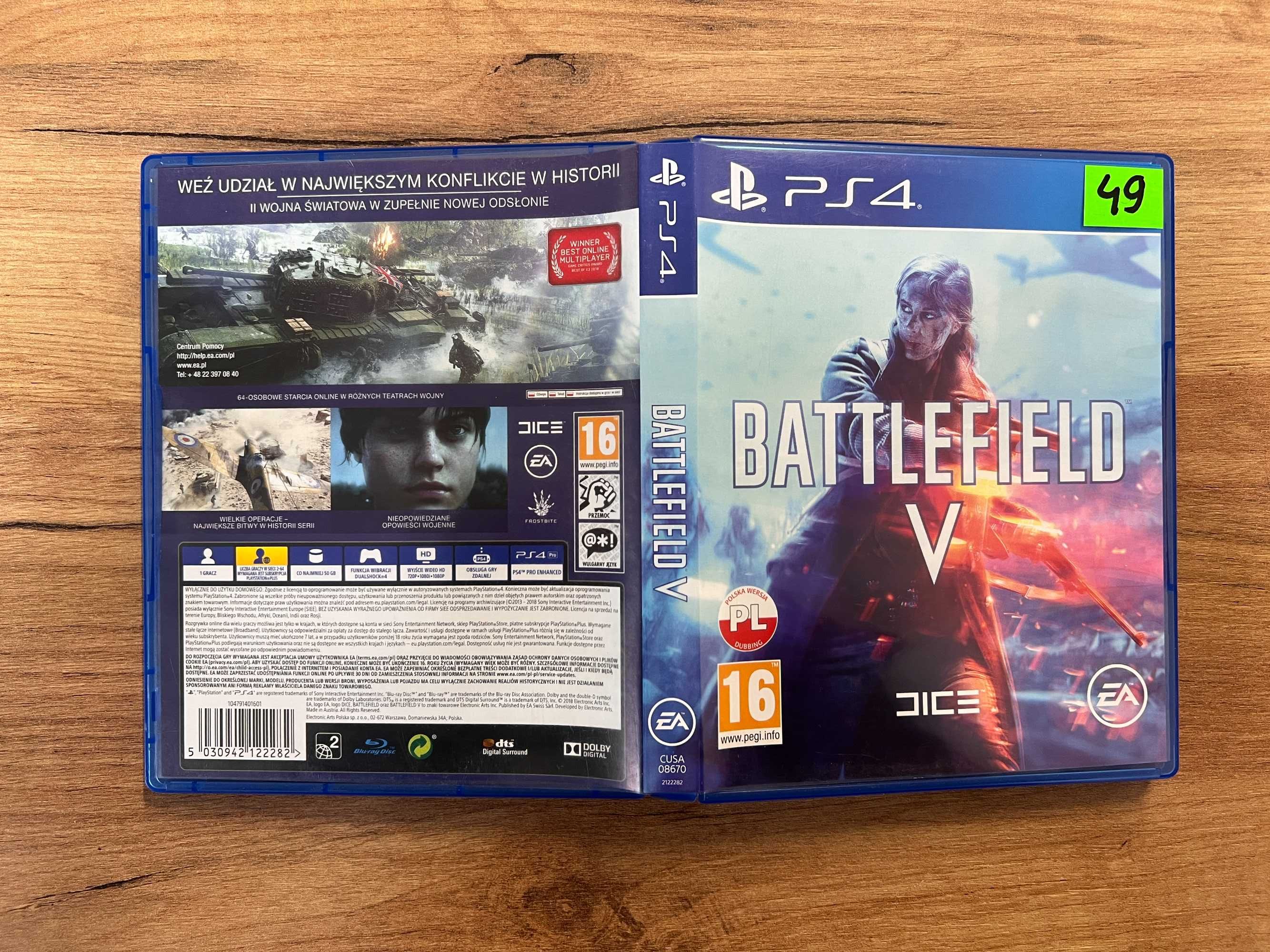 Battlefield V PS4 | Sprzedaż | Skup | Wymiana |