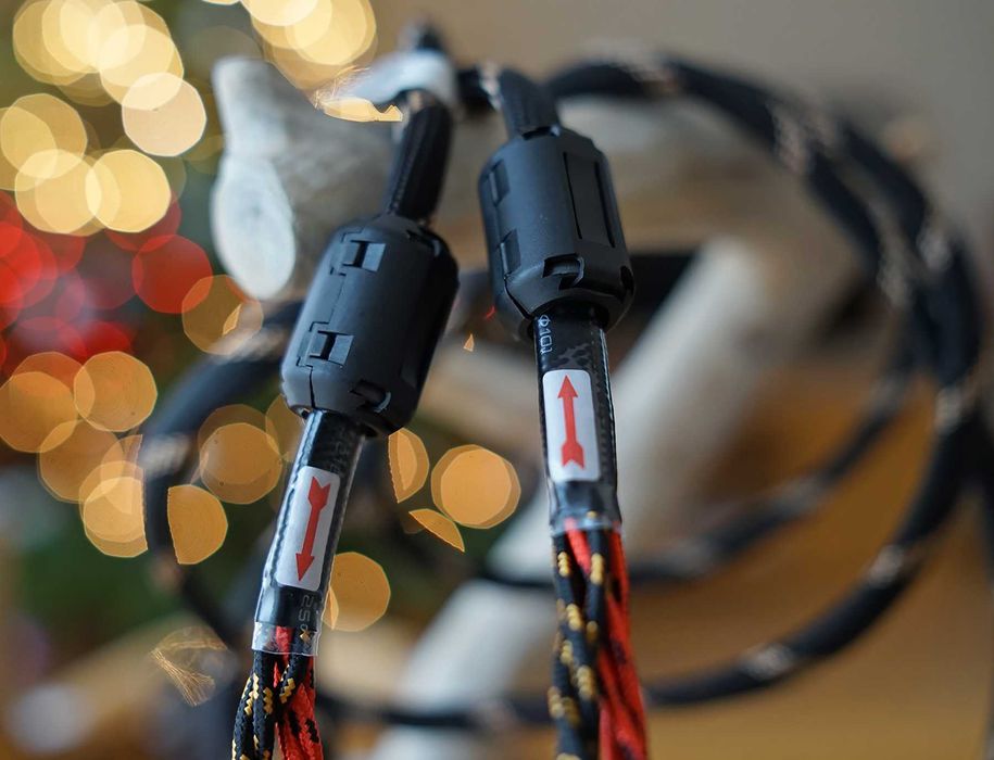 Audiofilskie przewody głośnikowe YY Audio 3m - nowe
