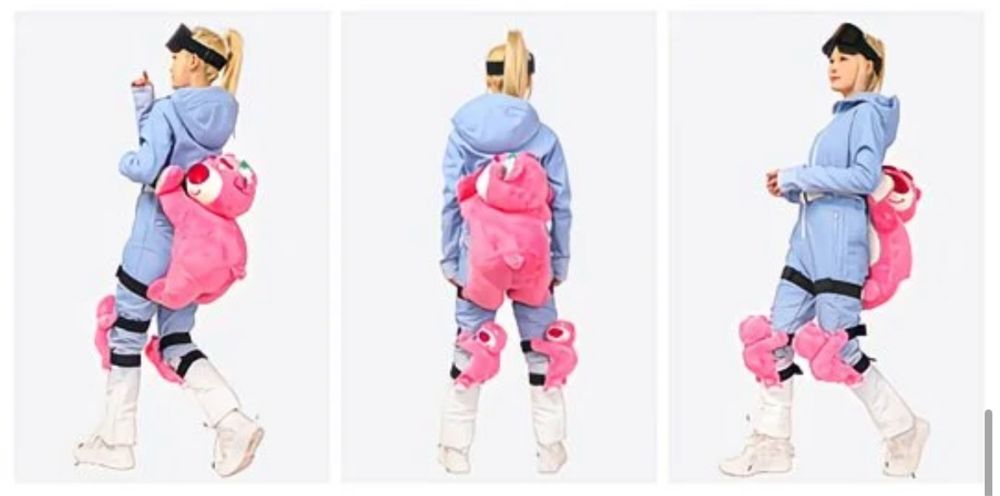 Для лиж та сноутборда захист у вигляді ведмедика