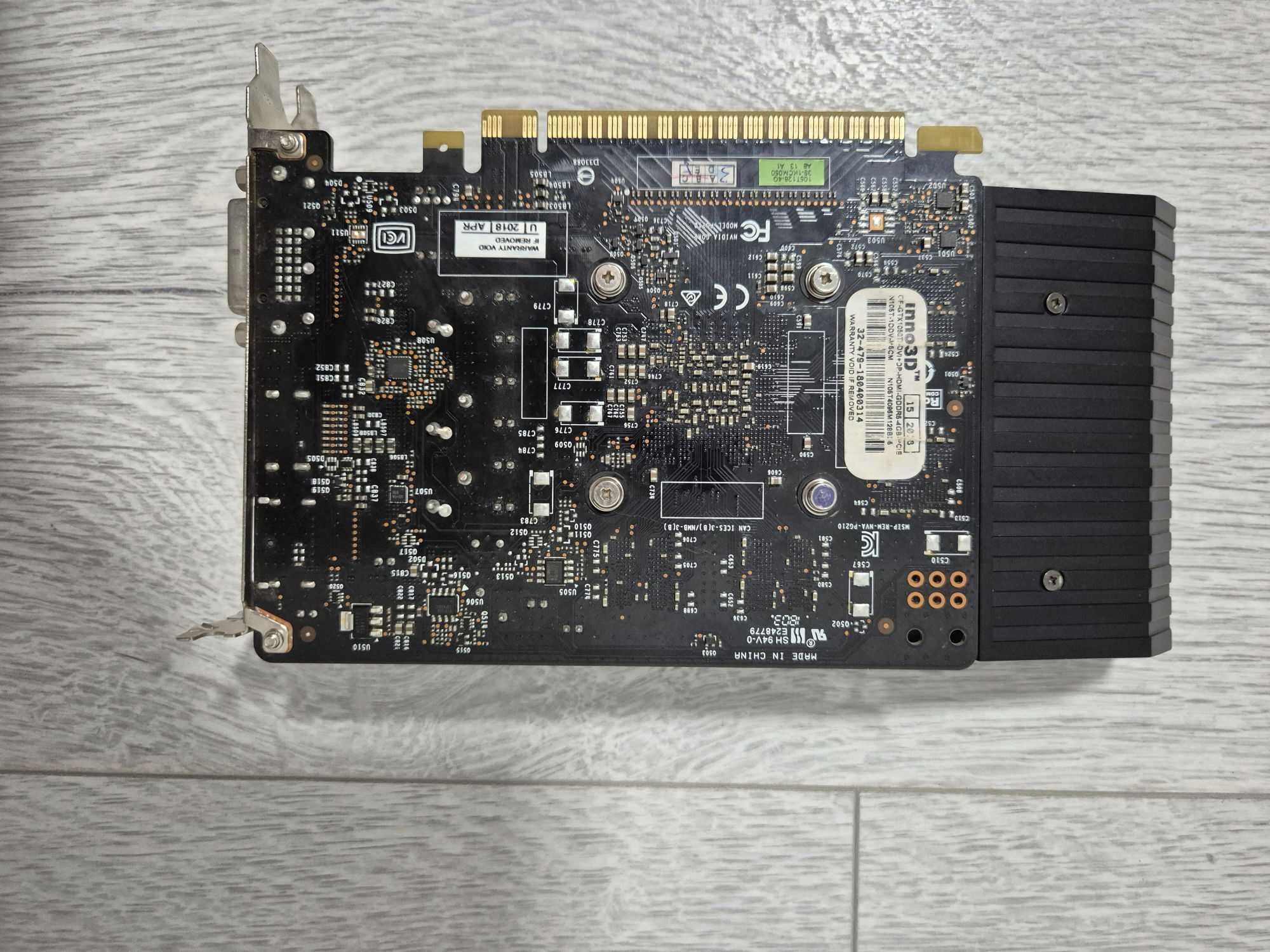 ігрова відеокарта GTX1050Ti 4GB inno3D без дод. живлення! TRADE-IN