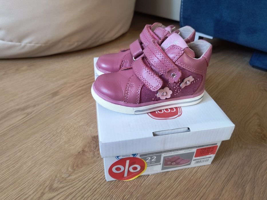 Buciki skórzane, cool club, rozmiar 22