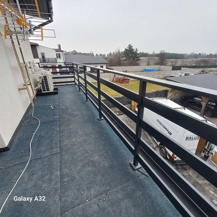 Balustrada balkonowa balustrady aluminiowe Barierki stali nierdzewnej