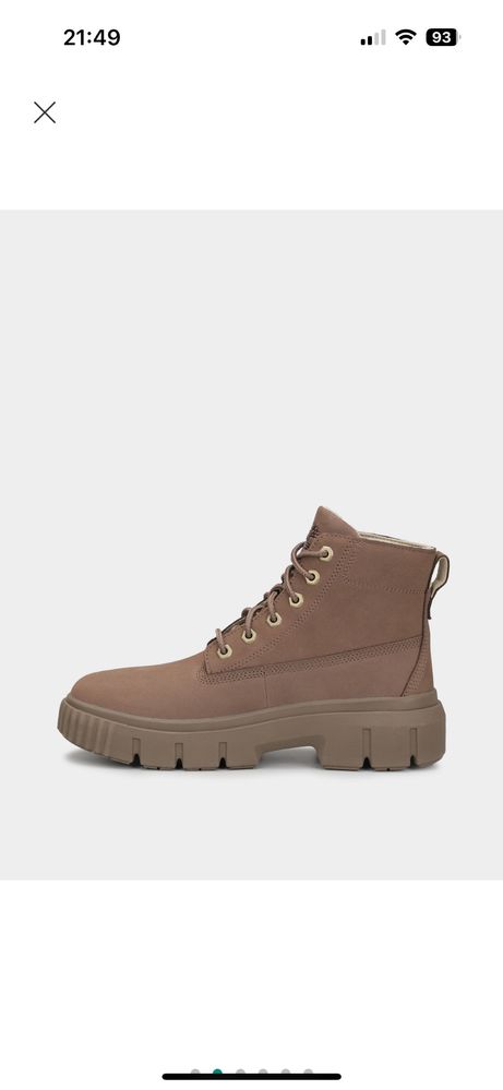 Ботінки Timberland Greyfield Mid Lace-Up бежеві тауп,ботинки