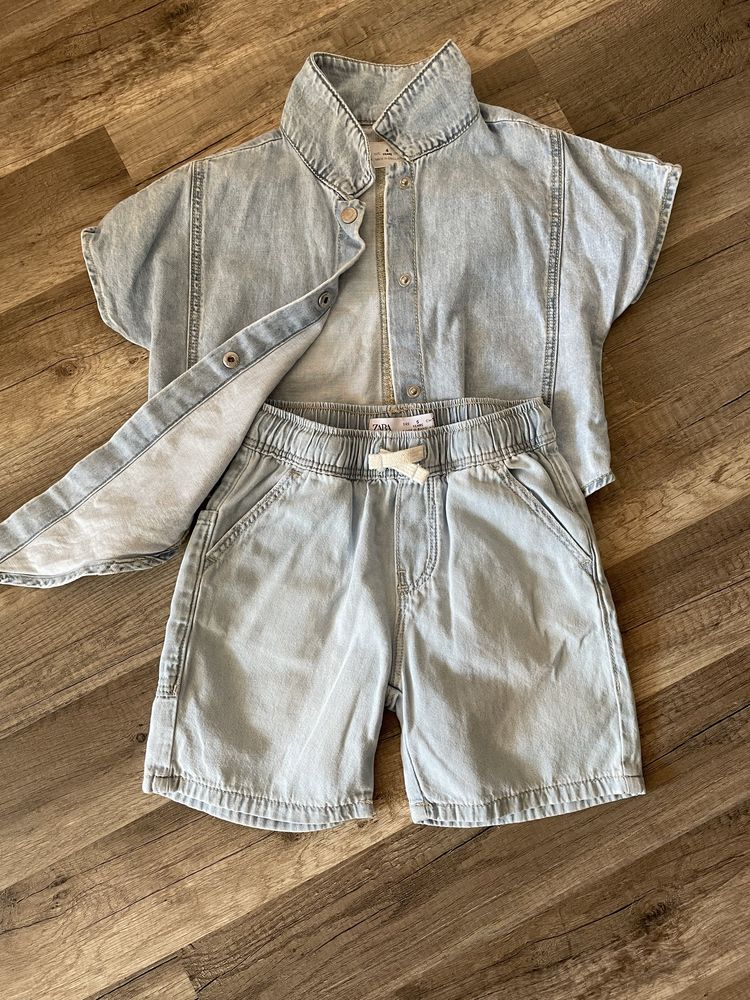 Джинсовий літній косюм ZARA 110