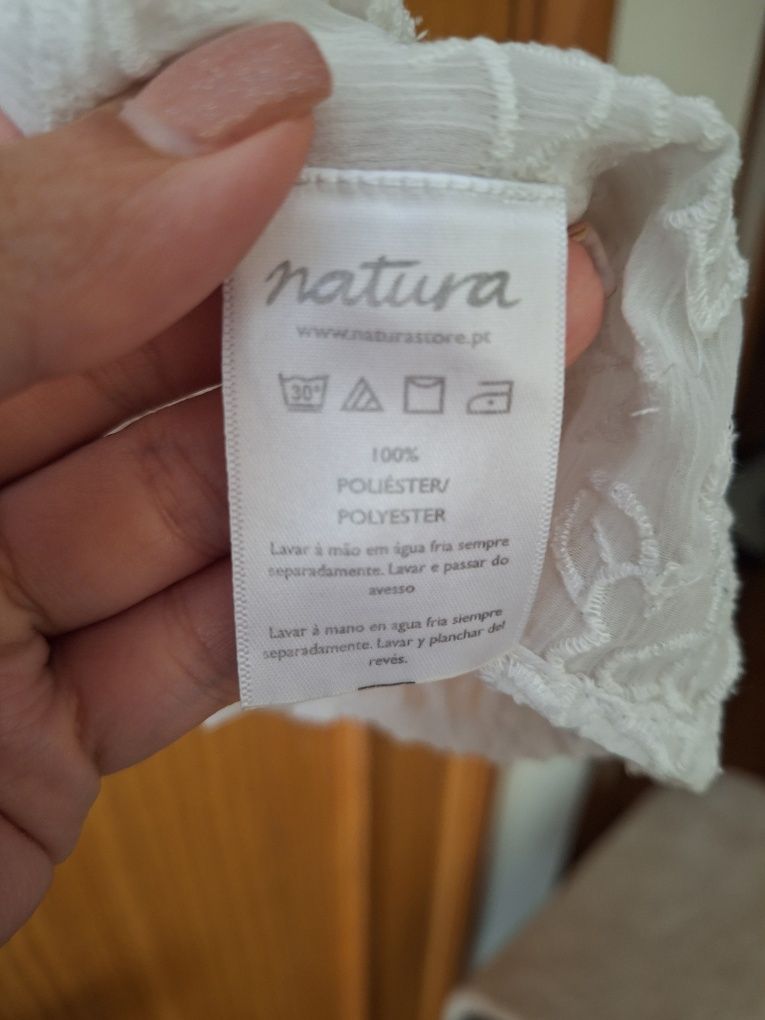 Casaco Branco Natura T: XS/S