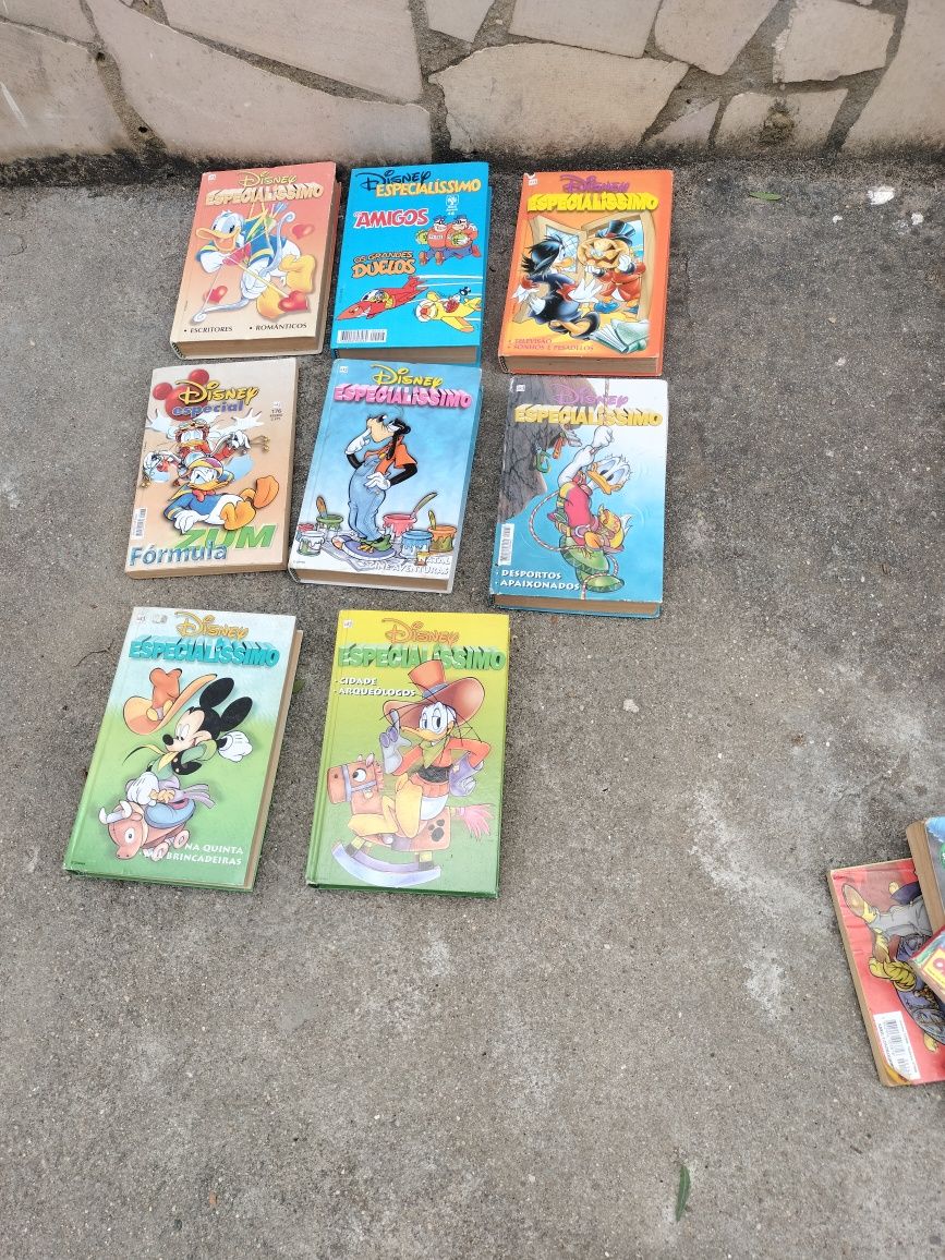 Banda desenhada várias coleções Disney