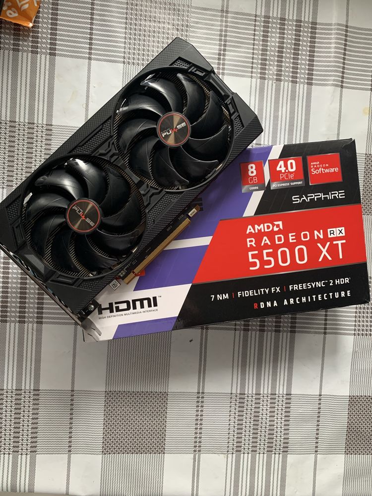 Rx 5500xt 8gb в хорошому стані СРОЧНО!!!
