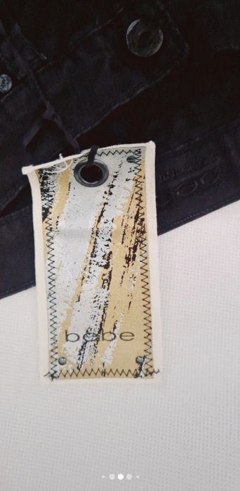 Nowe czarne spodnie Bebe skinny slim fit skinny leg haftki S/ M