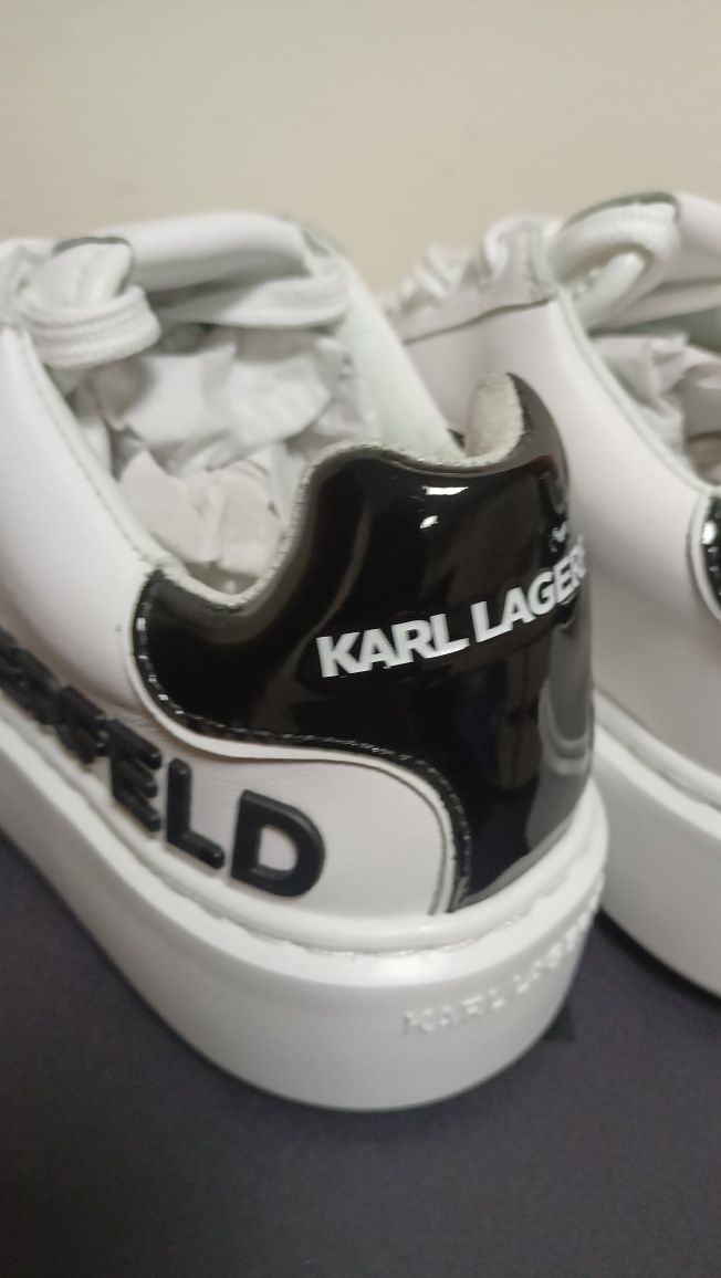 Karl Lagerfeld nowe białe sneakersy r. 36