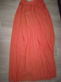 Продам юбку морковного кольору