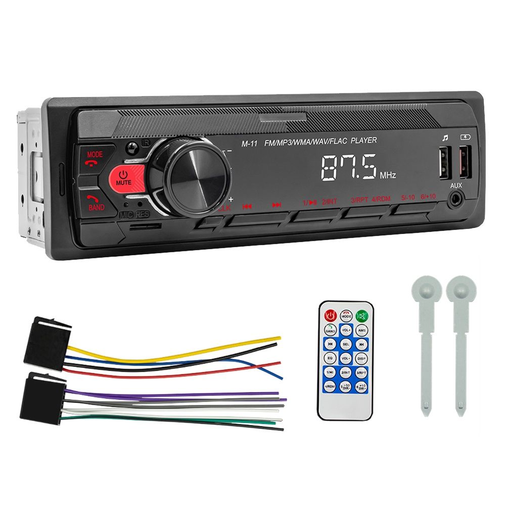 Autorádio 4x60w com MP3, 2 portas USB e Bluetooth auto rádio