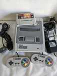 Super Nintendo com um jogo