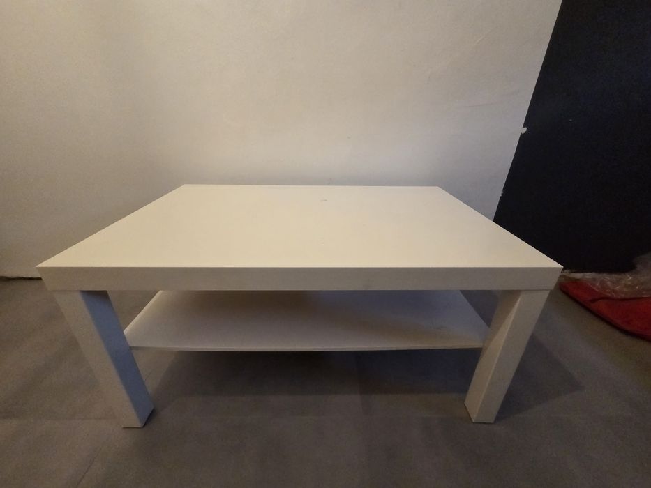 [REZERWACJA 14.10 16:00] Ikea LACK, Stolik kawowy, biały, 90x55 cm