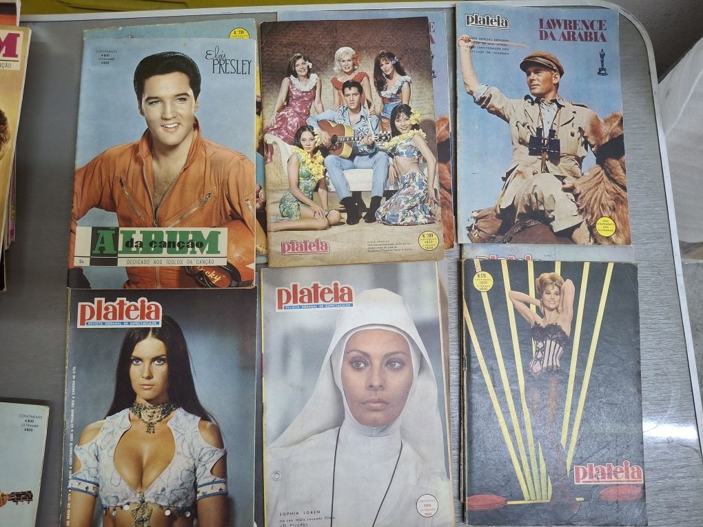 Revistas antigas álbum canção plateia