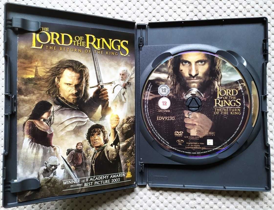 DVD 3 cz. Lord of the Rings z dodatkami wersja ang