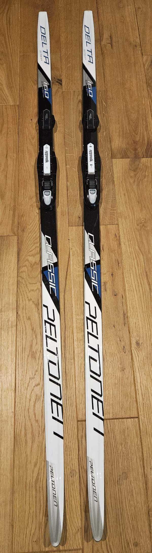 Narty biegówki Peltonen Delta Jr Classic 160cm  wiązania Rottefella