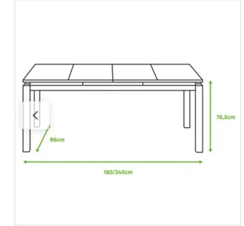 Conjunto de jardim mesa e 6 cadeiras