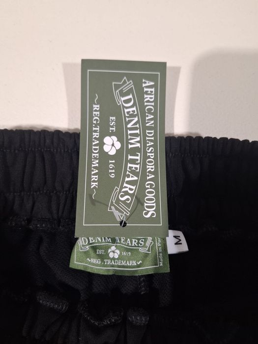Czarne Spodenki Denim Tears