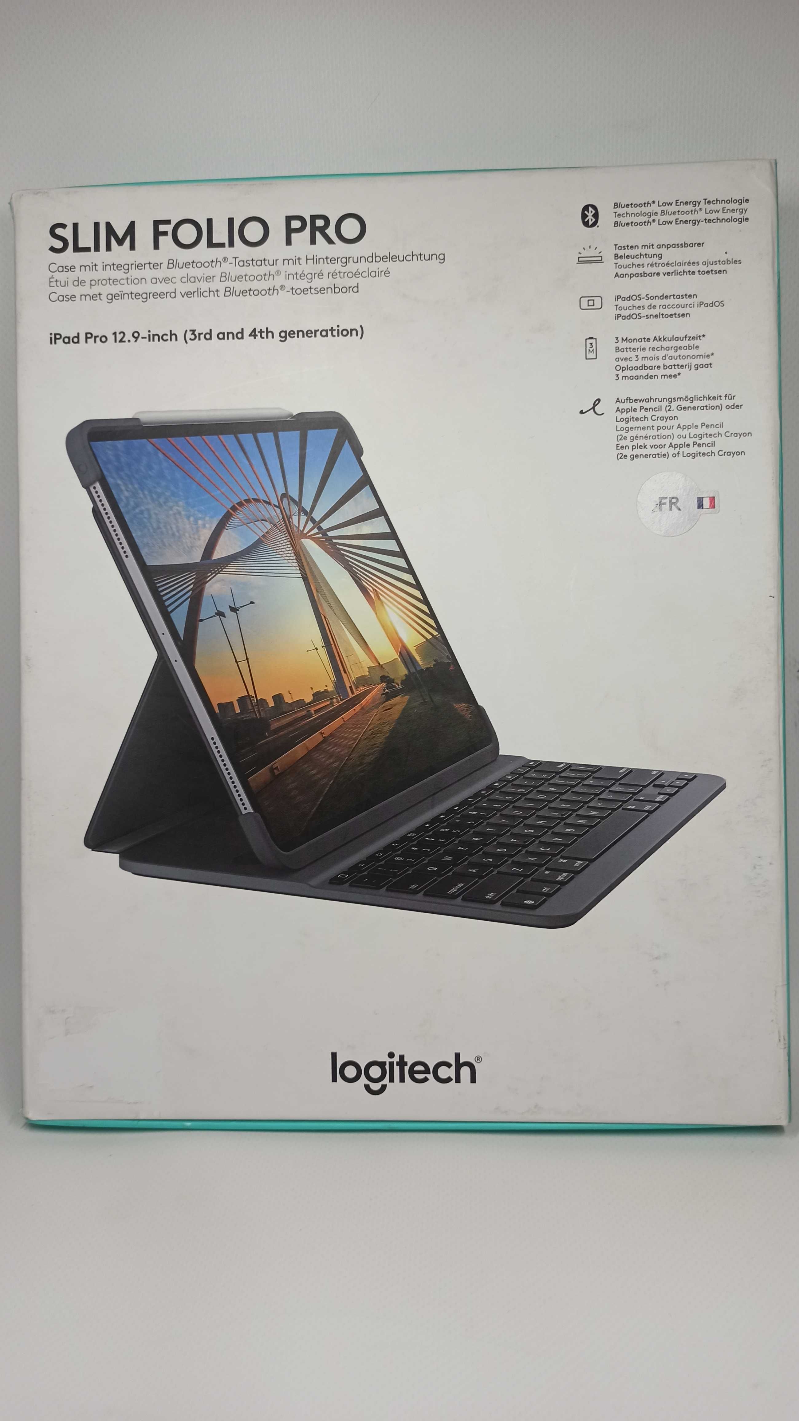 Etui z Klawiatura Logitech SLIM FOLIO PRO - iPad PRO 12.9 3,4,5,6 Gen.