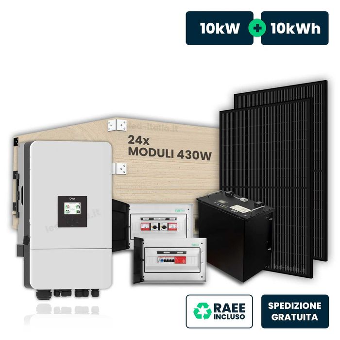 Фотоелектричний комплект потужністю 10 кВт з акумулятор