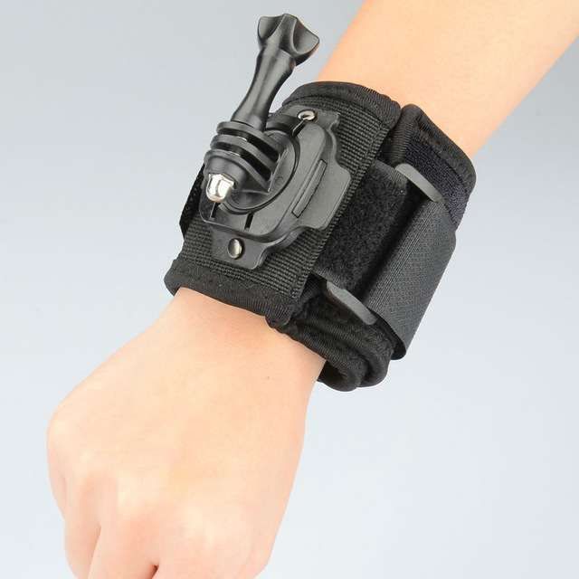 Suporte / bracelete pulso 360º com proteção - GoPro, sj4000, xiaomi