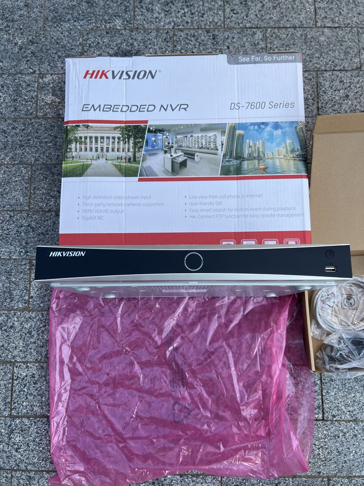 16-канальный сетевой видеорегистратор Hikvision DS-7616NXI-I2/4S,камер